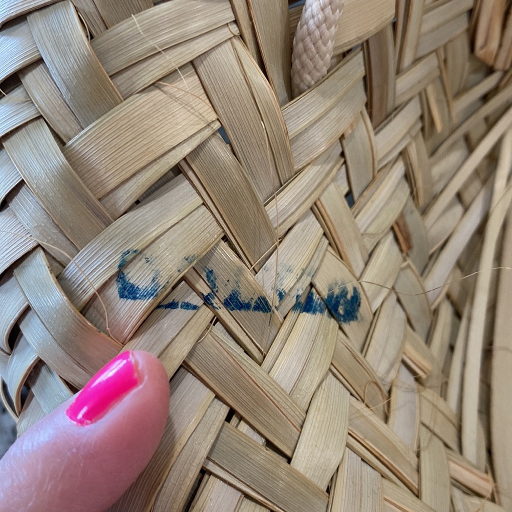 Fringed Beachcomber Straw Sun Hat - Natural Raffia! - Picture 5 of 5